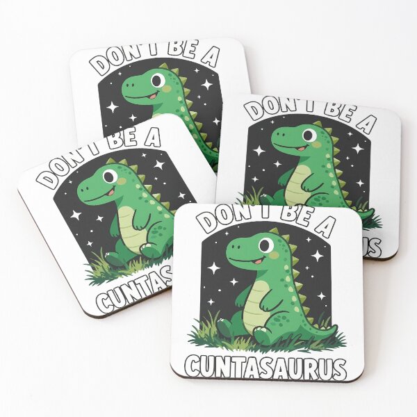 Item preview, Don't Be A Cuntasaurus Funny Dinosaur Humor designed and sold by Hijunteee.