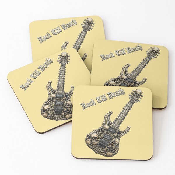 Item preview, Gothic Bone Guitar Rock Till Death Metal Music Art designed and sold by Evelashop.