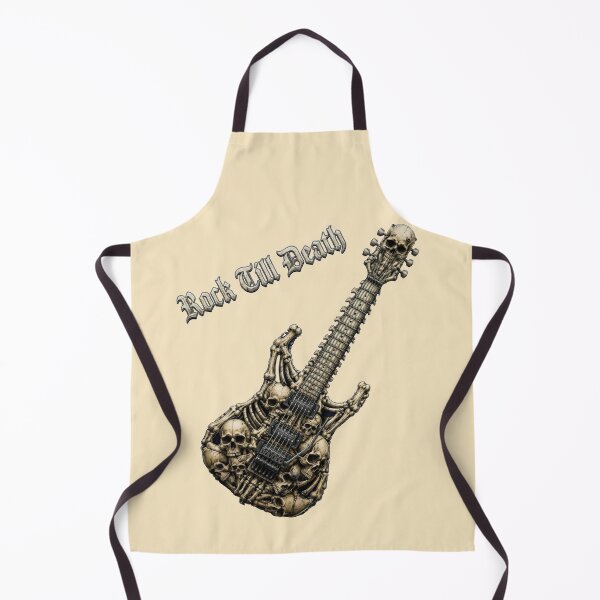Item preview, Gothic Bone Guitar Rock Till Death Metal Music Art designed and sold by Evelashop.