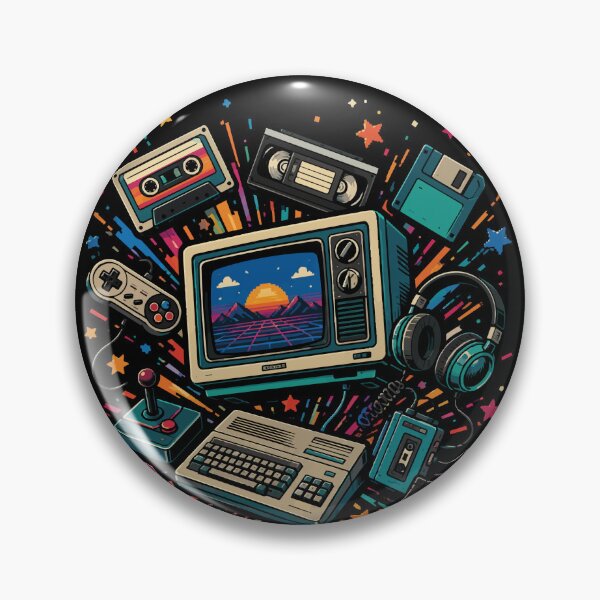 Item preview, Loading Childhood Retro Gaming Shirt, 90s Nostalgia Tee, CRT TV VHS Cassette Floppy Disk Pixel Gamer Gift, Vintage Arcade T-Shirt designed and sold by JIMBOEE.