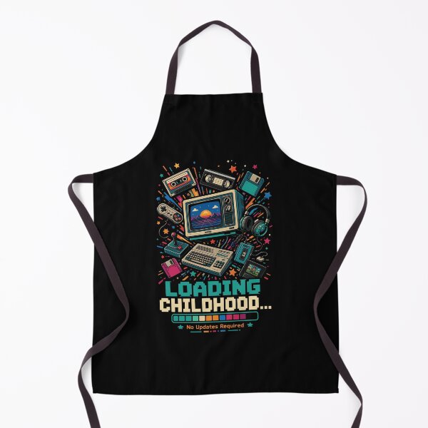 Item preview, Loading Childhood Retro Gaming Shirt, 90s Nostalgia Tee, CRT TV VHS Cassette Floppy Disk Pixel Gamer Gift, Vintage Arcade T-Shirt designed and sold by JIMBOEE.