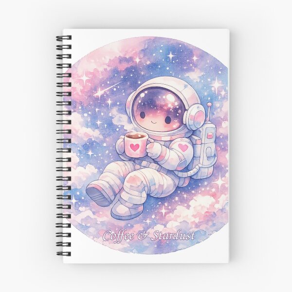 Item preview, Cute Astronaut Drinking Coffee in Space designed and sold by RoyArt0.