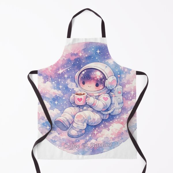 Item preview, Cute Astronaut Drinking Coffee in Space designed and sold by RoyArt0.