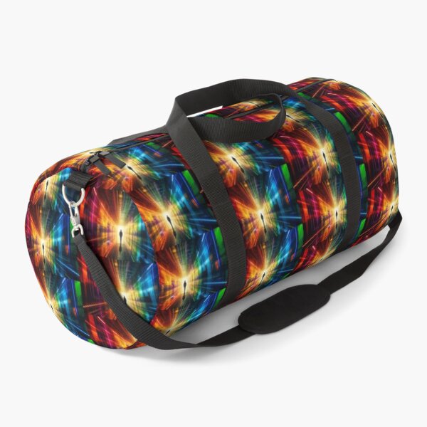 Item preview, Rainbow Neon Cyberpunk Tunnel Silhouette Light Sci Fi Portal designed and sold by RAMIX-Y2K.