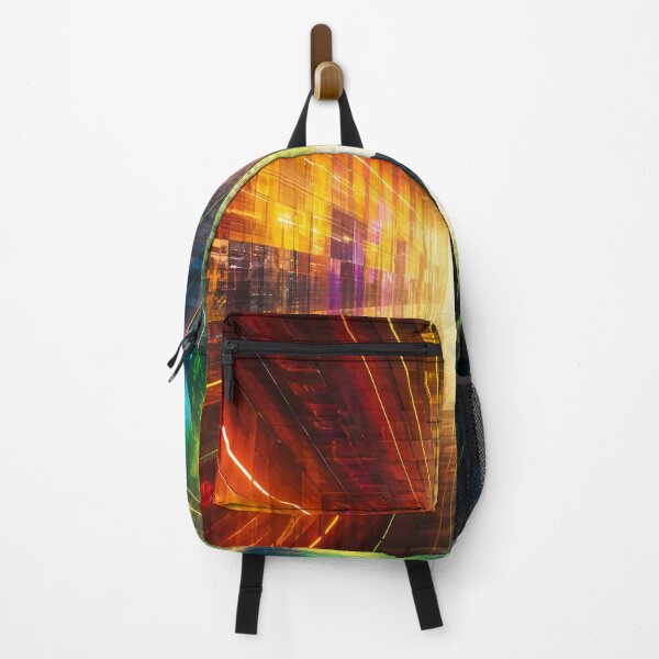 Item preview, Rainbow Neon Cyberpunk Tunnel Silhouette Light Sci Fi Portal designed and sold by RAMIX-Y2K.