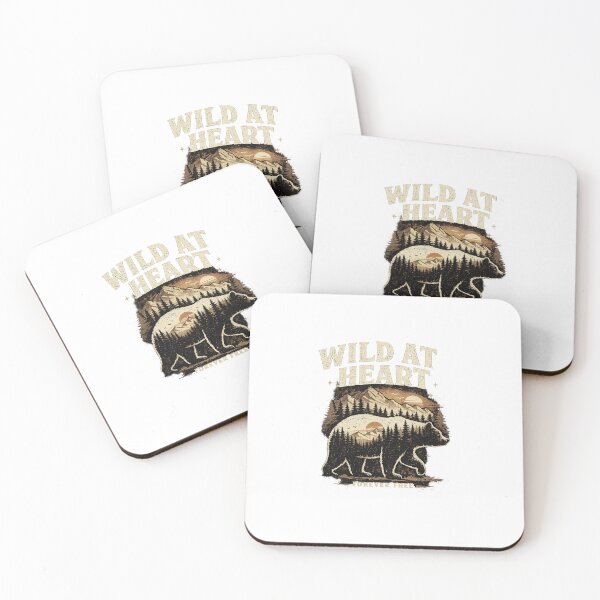 Item preview, Wild At Heart Bear Mountain Vintage Tee designed and sold by PrintoraDesign.