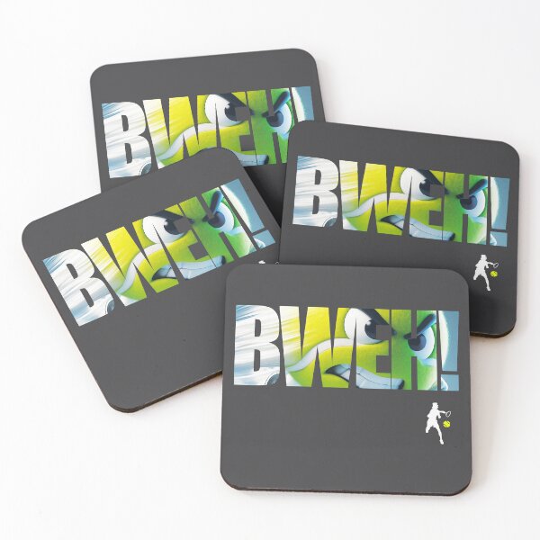 Item preview, Andrey Rublev Bweh Character Tennis Player Quote designed and sold by WUNMANAMI.
