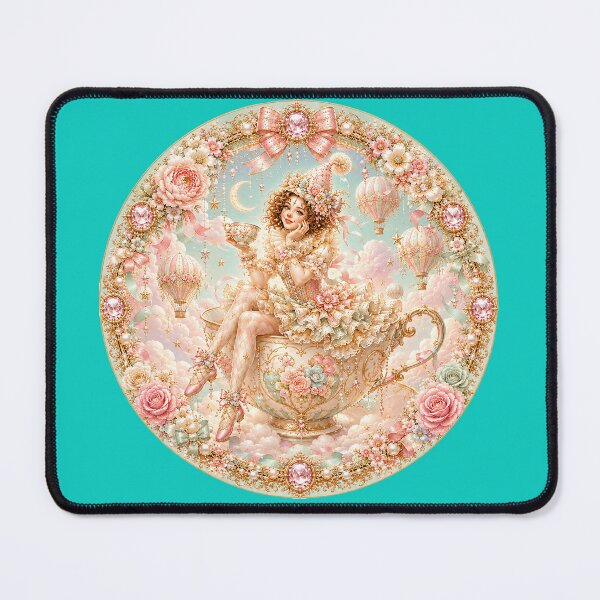 Item preview, Tea Party in the Clouds – Jeweled Teacup Circus Clown designed and sold by sunbowjp stadio.
