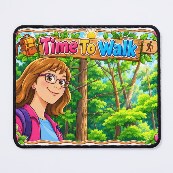 Item preview, Time To Walk – Forest Hiker Adventure designed and sold by kdhill.