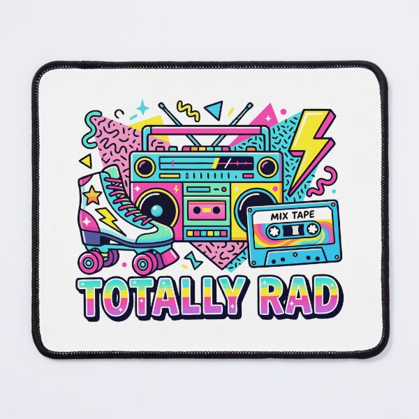 Item preview, Totally Rad 80s Roller Skate Mixtape designed and sold by RosieKingArt.