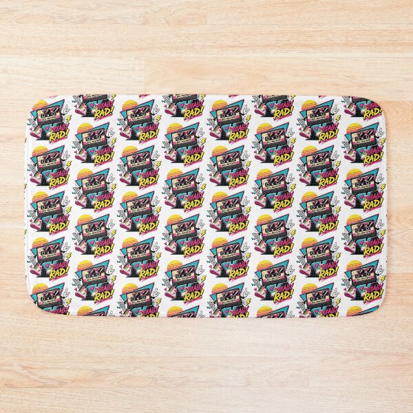 Item preview, Totally Rad 80s Mixtape Retro Cassette designed and sold by RosieKingArt.