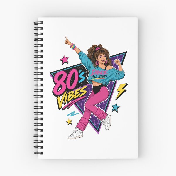 Item preview, Dance Like It’s 1985 Retro 80s Aerobics Girl designed and sold by RosieKingArt.