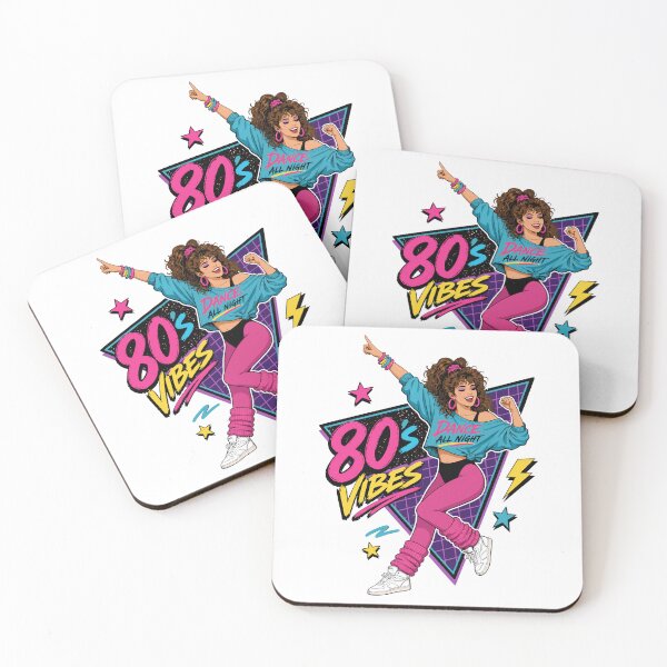 Item preview, Dance Like It’s 1985 Retro 80s Aerobics Girl designed and sold by RosieKingArt.