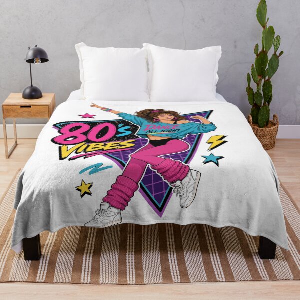 Item preview, Dance Like It’s 1985 Retro 80s Aerobics Girl designed and sold by RosieKingArt.