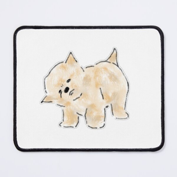 Item preview, Cute Pomeranian Dog Hand Drawn Illustration designed and sold by raun.draw.