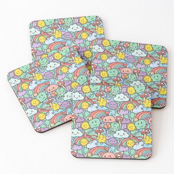 Item preview, Happy Doodle World | Cute Cartoon Seamless Pattern | Colorful Kawaii Print designed and sold by AP Digi Store.