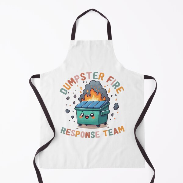 Item preview, Dumpster Fire Response Team Shirt, Funny Chaos Meme Graphic Tee, Kawaii Dumpster Fire Office Humor Gift, Retro Coworker Shirt, Comfort Colors designed and sold by fimacurtuse.