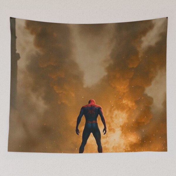 Item preview, Spider-Man Against the Flames designed and sold by sheillaVerhag.