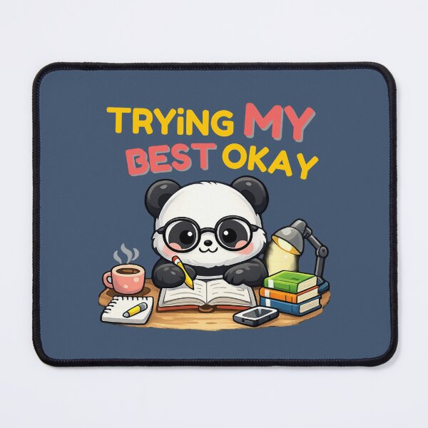 Item preview, Trying My Best, Okay – Soft Aesthetic Motivation Quote designed and sold by WallMuseStudio .