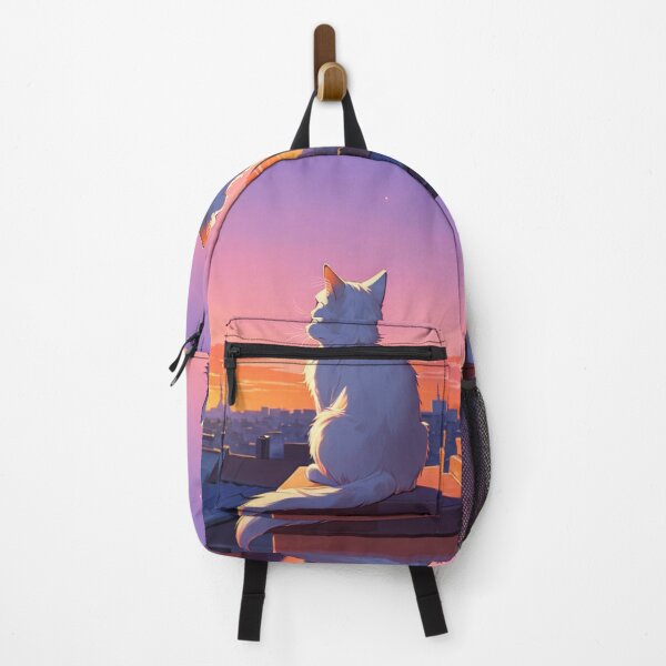 Item preview, Digital Art - Cat on Parisian Roof, Dreamlike Atmosphere designed and sold by World-Pets.