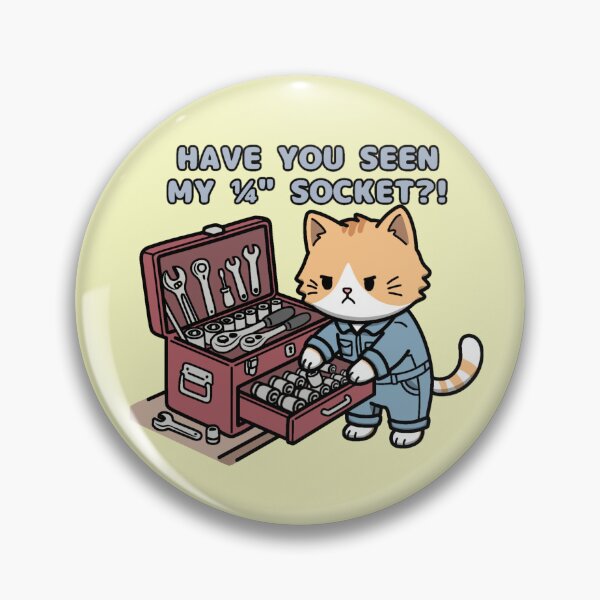 Item preview, Meowchanic: Have You Seen My 1/4 Socket? designed and sold by plocreative.