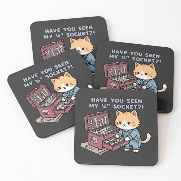 Item preview, Meowchanic: Have You Seen My 1/4 Socket? designed and sold by plocreative.