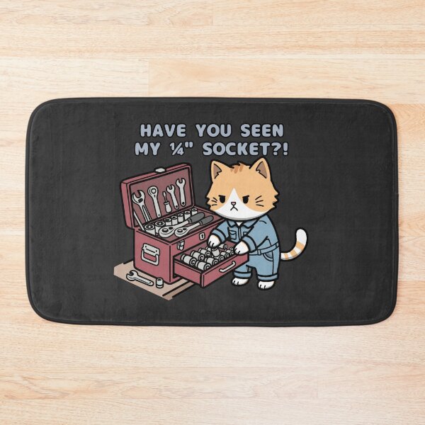 Item preview, Meowchanic: Have You Seen My 1/4 Socket? designed and sold by plocreative.
