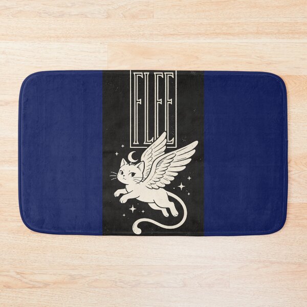 Item preview, Angel Cat Under the Crescent Moon - Flee designed and sold by KiraChie.