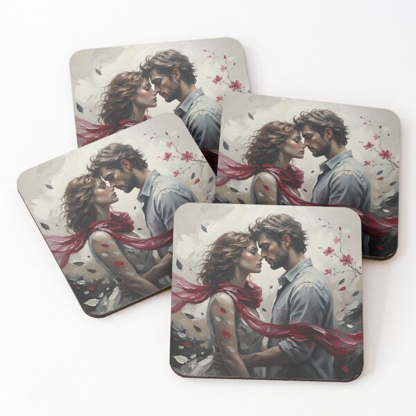 Item preview, Bound by Love – Romantic Couple Painting | Timeless Fine Art designed and sold by Atelier Nova.