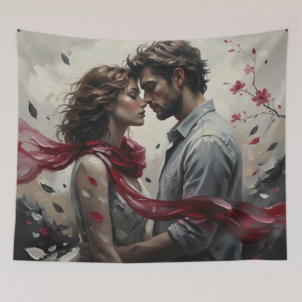 Item preview, Bound by Love – Romantic Couple Painting | Timeless Fine Art designed and sold by Atelier Nova.