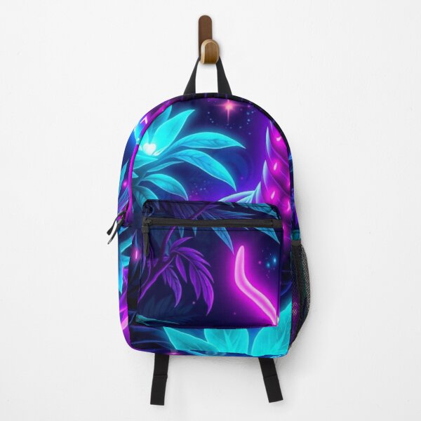 Item preview, Velvet Worm Glowing Cosmic Creature | Neon Night Forest Artwork designed and sold by MystiColo.