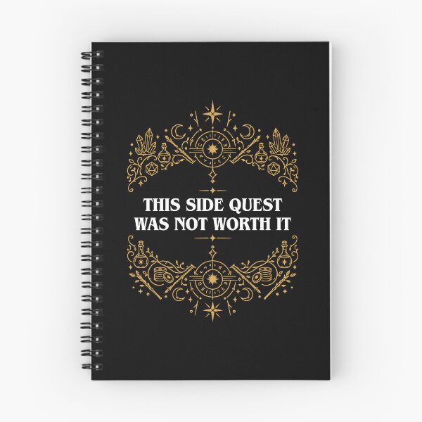 Item preview, This Side Quest Was Not Worth It Nerdy RPG designed and sold by pixeptional.