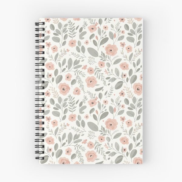 Item preview, pastel pattern of flowers and leaves designed and sold by Ruchi73.