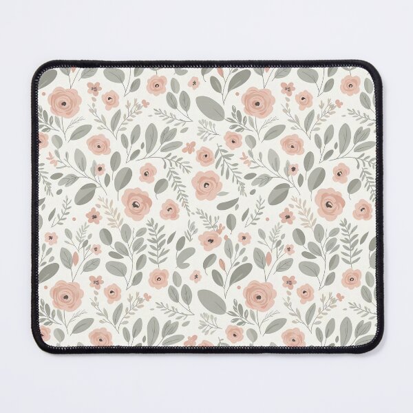 Item preview, pastel pattern of flowers and leaves designed and sold by Ruchi73.