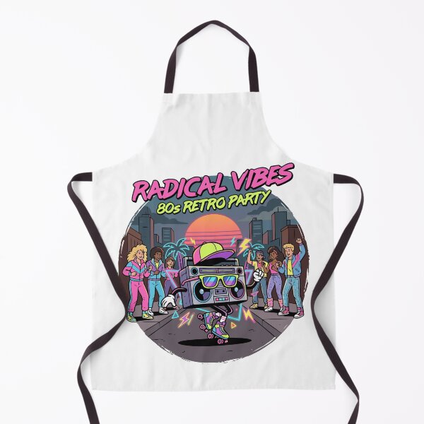 Item preview, Radical Vibes 80s Retro Party Boombox Skater designed and sold by RosieKingArt.