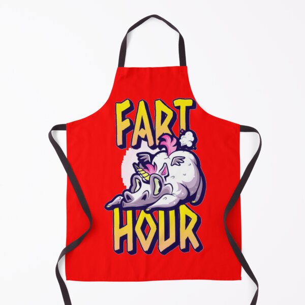Item preview, Fart Hour Funny Farting Unicorn - Silly Cartoon Animal Humor designed and sold by GenZFashion000.