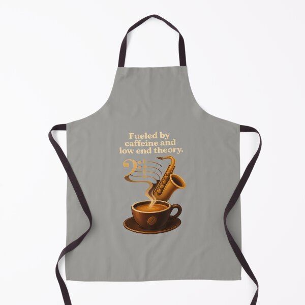 Item preview, Coffee Saxophone & Bass Clef - Coffee & Music designed and sold by Art-Arcade6.