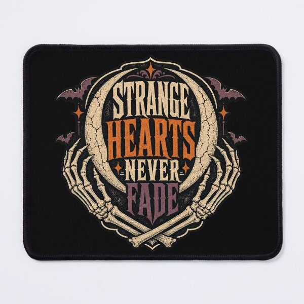 Item preview, Strange Hearts Never Fade - Gothic Skeleton Hands designed and sold by Graphic Vibe Designs.