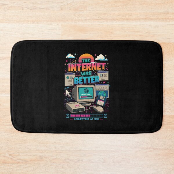 Item preview, The Internet Was Better T-Shirt | Retro 56K Dial-Up Computer Nostalgia Tee designed and sold by JIMBOEE.