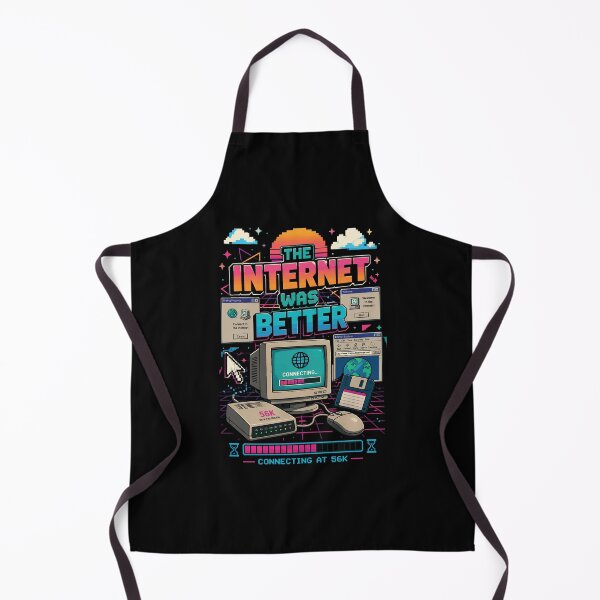 Item preview, The Internet Was Better T-Shirt | Retro 56K Dial-Up Computer Nostalgia Tee designed and sold by JIMBOEE.