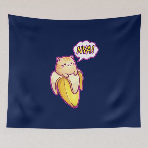 Item preview, Cute Banana Cat Nya designed and sold by tyrahicks278.