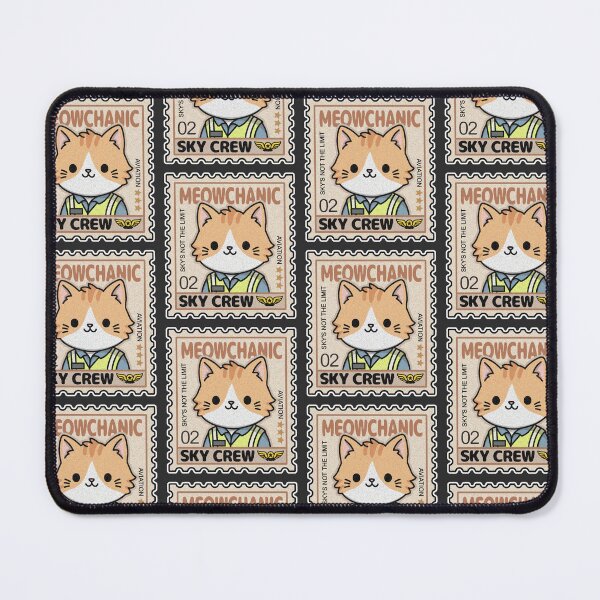 Item preview, Meowchanic Stamp designed and sold by plocreative.