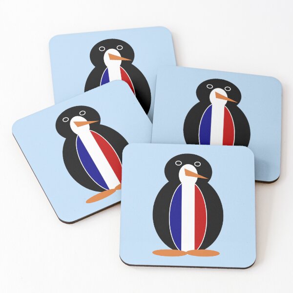 Item preview, French Flag Ms. Penguin Cute France Design designed and sold by AuntieShoe.