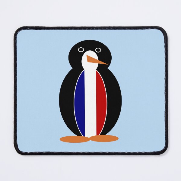 Item preview, French Flag Ms. Penguin Cute France Design designed and sold by AuntieShoe.