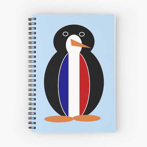 Item preview, French Flag Ms. Penguin Cute France Design designed and sold by AuntieShoe.