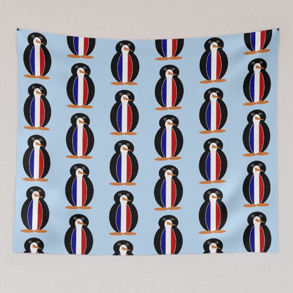 Item preview, French Flag Ms. Penguin Cute France Design designed and sold by AuntieShoe.