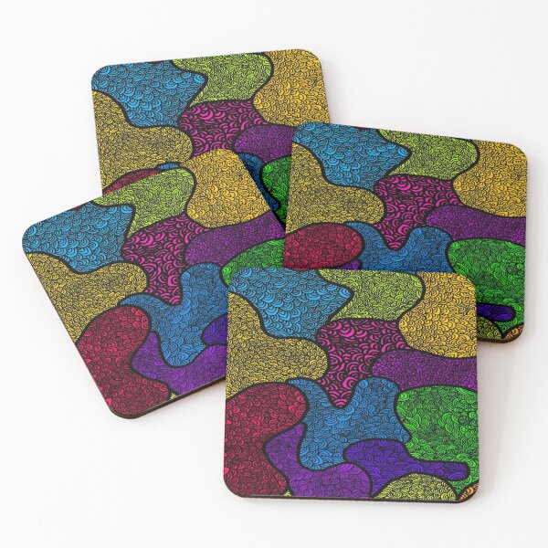 Item preview, Intricate Swirling Patterns with Vibrant Colors Interwoven in a Kaleidoscopic Mosaic Style Celebration of Abstract Artistry designed and sold by Matt_Smith.