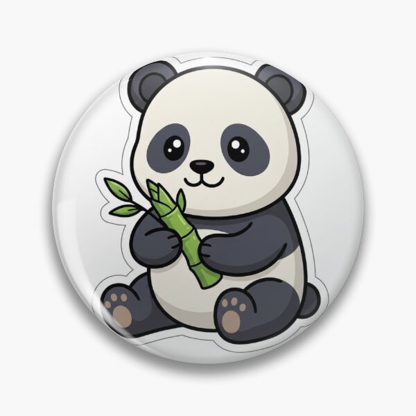 Item preview, Cute Kawaii Panda Sticker designed and sold by Studio Panda.