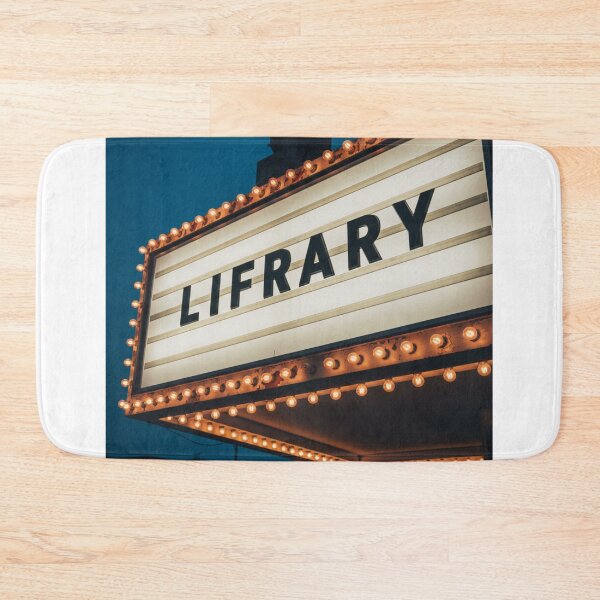 Item preview, Lifrary Life Is A Library Philosophy Typography Design Premium T-Shirt designed and sold by lifrary365.