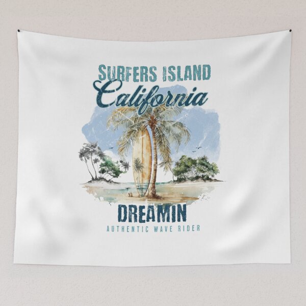 Item preview, California Dreamin / Bear Surfboard designed and sold by TheEndDesign.